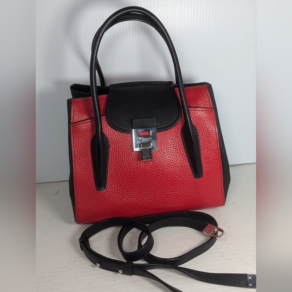 Michael kors Collection Bancroft Medium Pebbled Calf Leather Satchel handbag - Picture 2 of 13